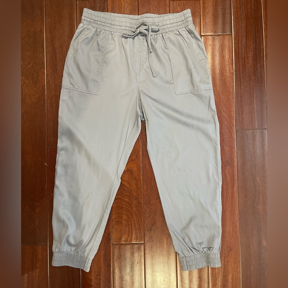 High-rise ankle jogger pants A New Day, size XL, gray